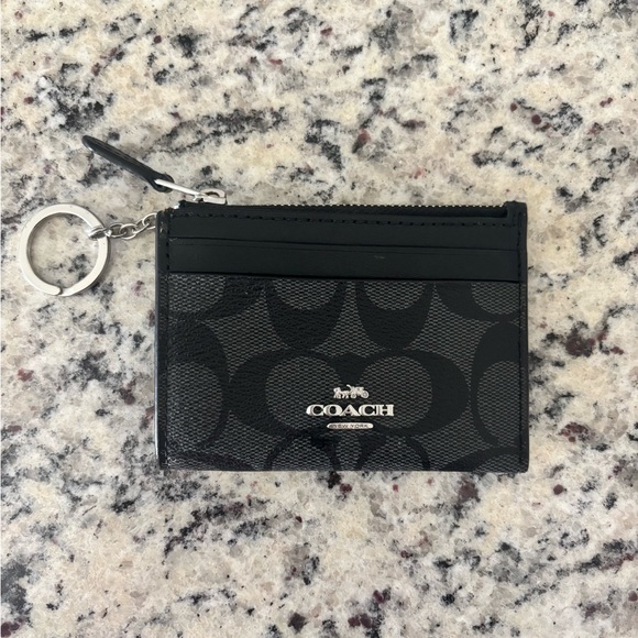 Coach Handbags - Coach Signature Black Card Case